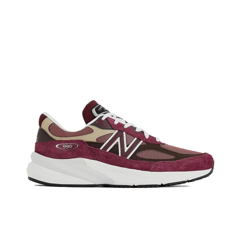 New Balance 990v6 Made In Usa 'Burgundy' Sneakers-1