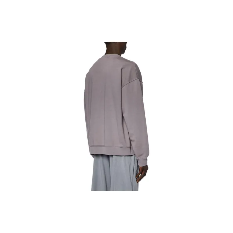 DIESEL S Boxt N5 Distressed Flocked Logo Sweatshirt-3
