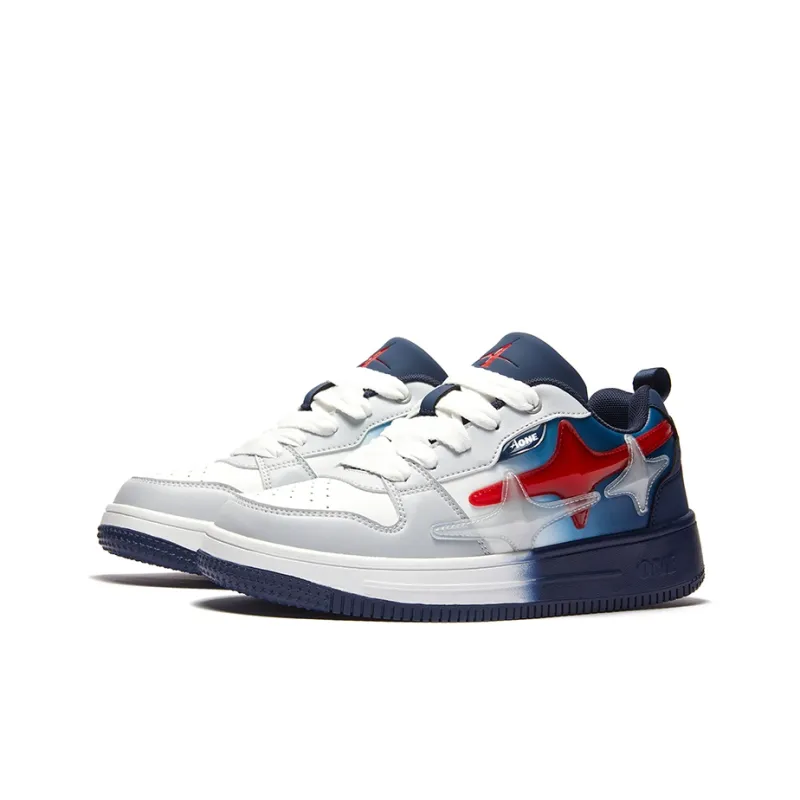A1 Gradient Stars Shoes Wear-resistant And Lightweight Low-Top Skateboard Shoes Unisex-13