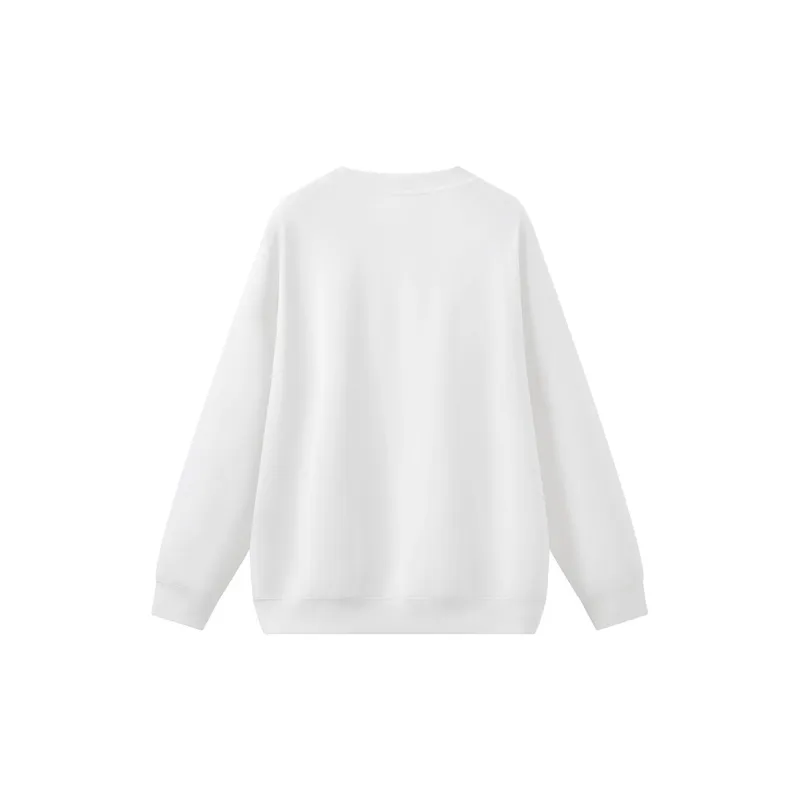 Anyveiw Crew Neck Thickened Pullover Long Sleeved Sweatshirt Unisex-4