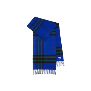 Burberry Checked Cashmere Scarf