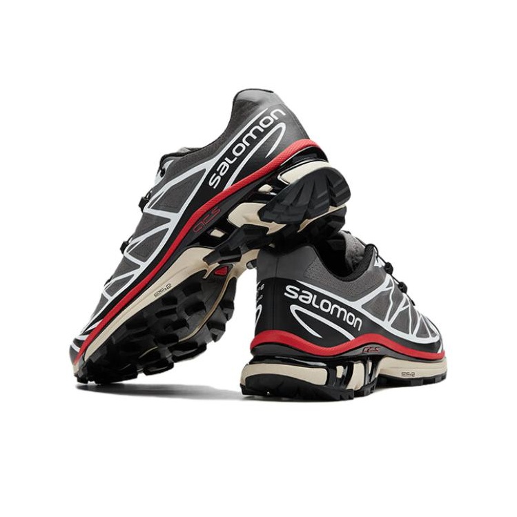 ★関税込★Salomon★SALOMON XT-6 Pewter Aurora Red★22-30cm SALOMON XT-6 Pewter Aurora Red US M 5 - POIZON