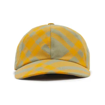 Burberry Cotton, Polyester, Wool Baseball Caps Unisex Yellow