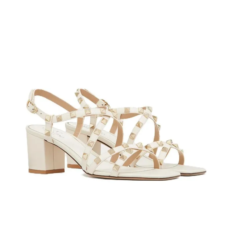 Valentino Garavani Rockstud 60mm Leather Sandals-1