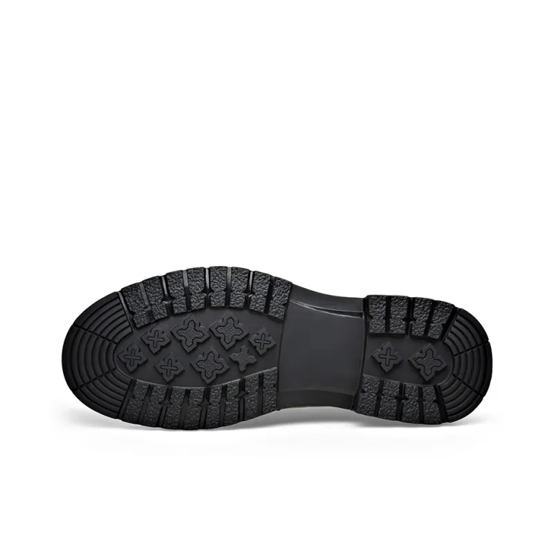 Romon Loafers Men Black Brown-6