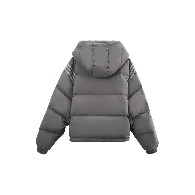 A paradise for awakening Down Jackets Women's Gray-1