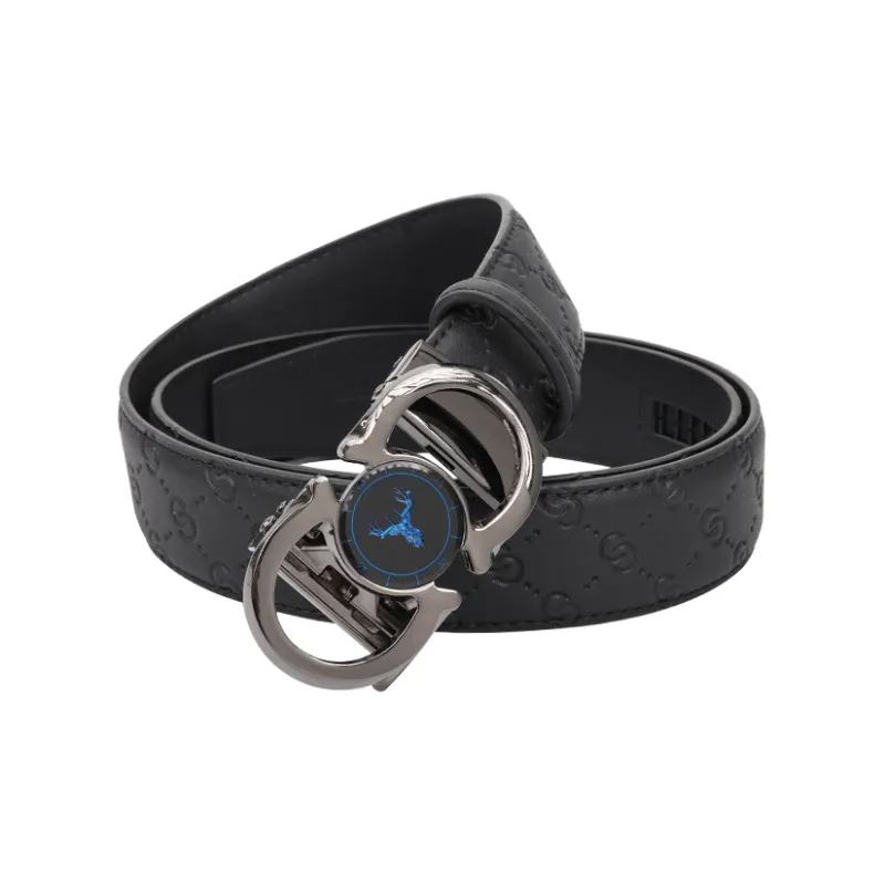 NINE NAIL Leather Belts Men-0