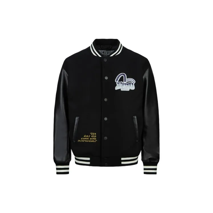 EVISU Baseball Jerseys Men Black-1