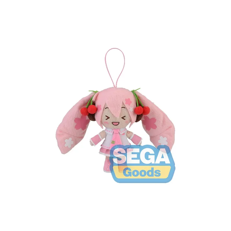 SEGA Hatsune Miku VOCALOID Cherry Blossom Future MP Mascot Dolls Plush Pendant 14cm Height-4