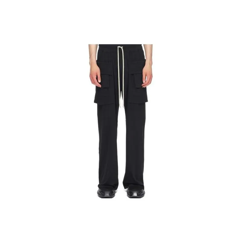 Rick Owens DRKSHDW SS23 Cargo Pants Men Black-2