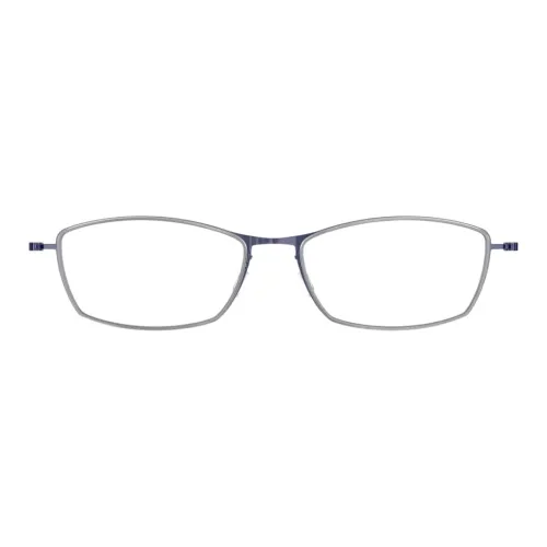 LINDBERG   Irregular Shape Eyeglass Frames Unisex Silver