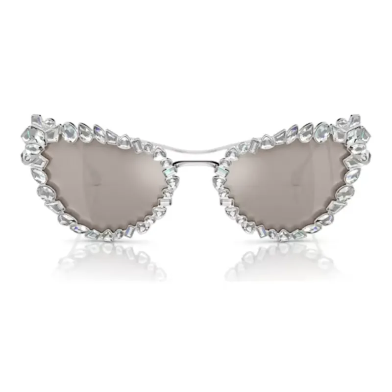 Swarovski Embellished Cat-Eye Frame Sunglasses-1