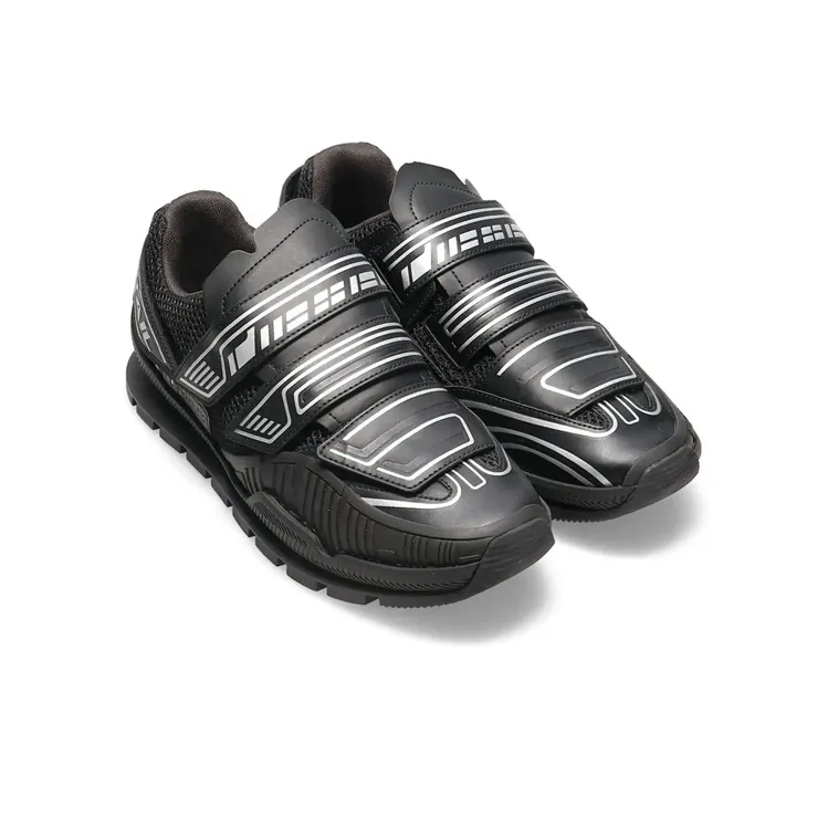 Atmos x DIESEL S Pendhio Lc Wear Resistant Low Top Casual Shoes Men's Black White-1