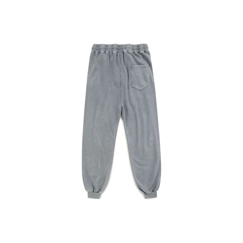 Guuka Knitted Sweatpants Men Concrete Gray-1
