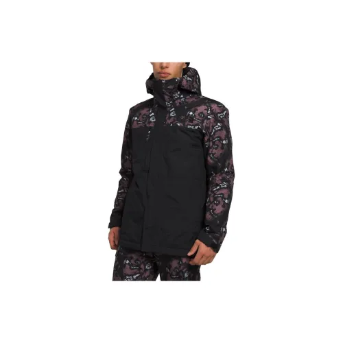 THE NORTH FACE Jackets Men Brown Purple Snake Pattern