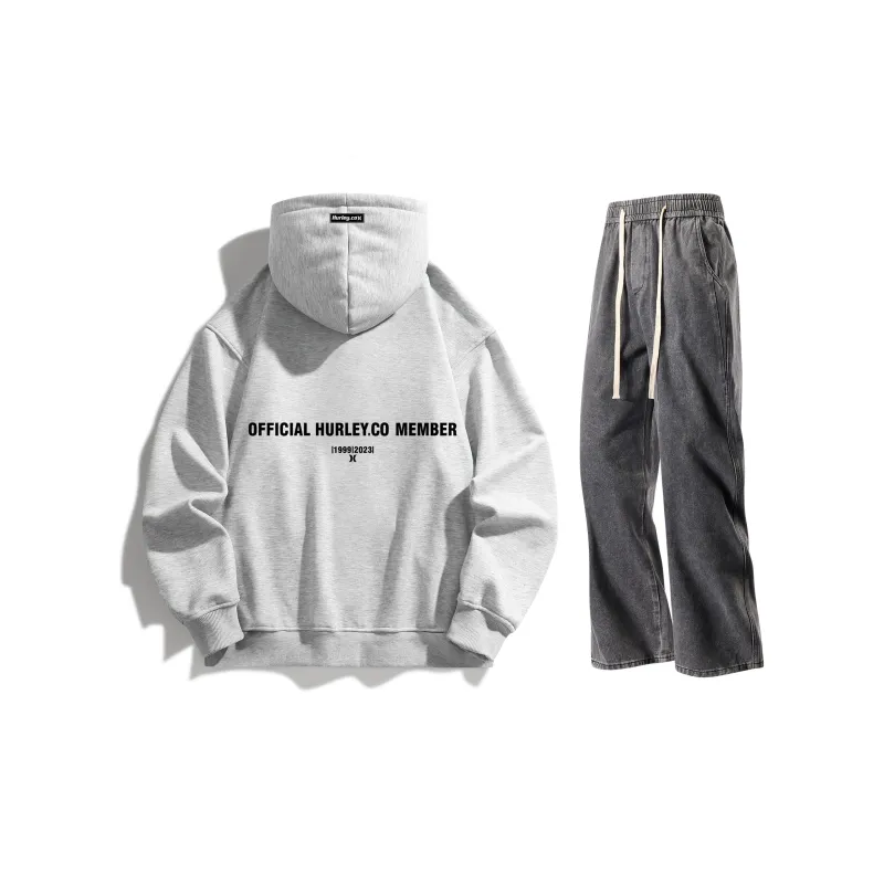 Hurley Sweatshirt Sets Unisex-13