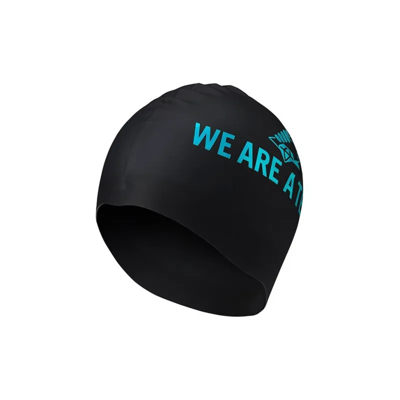 Arena Swimming Caps Silicone Unisex Black-0