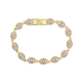 GIVENCHY Faux Crystal Bracelets Women's Gold
