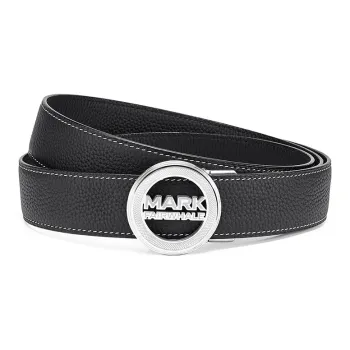 FAIRWHALE Chinese Fashion Trend Art Brand Loog Automatic Buckle Cow Leather Belts Men's Width 3.5CM