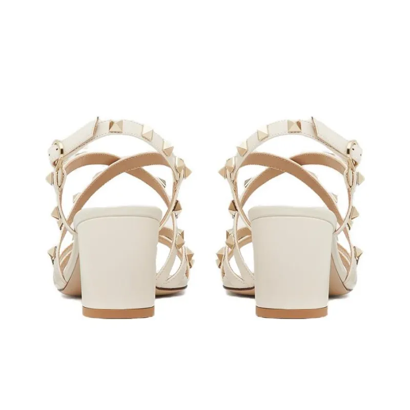 Valentino Garavani Rockstud 60mm Leather Sandals-3