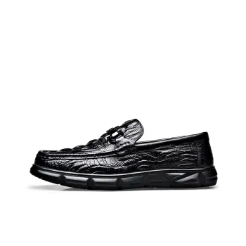 Romon Loafers Men Low-Top Black