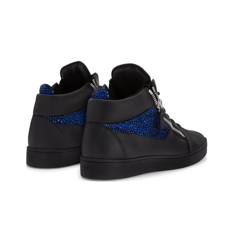 Giuseppe Zanotti Frankie Logo plaque Sneakers-3