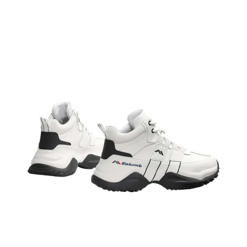 KOLUMB Mid Top Casual Shoes Men's White-4