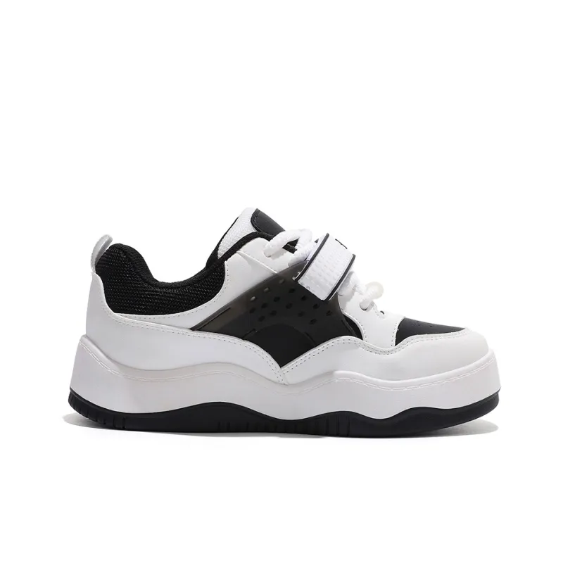 MIIOW Trend Party Series Coverage Wear Resistant Lightweight Height Increasing Low Top Skateboard Shoes Women's-2