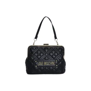 LOVE MOSCHINO Polyurethane Handbag, Shoulder Bag, Crossbody Bag Women's Black