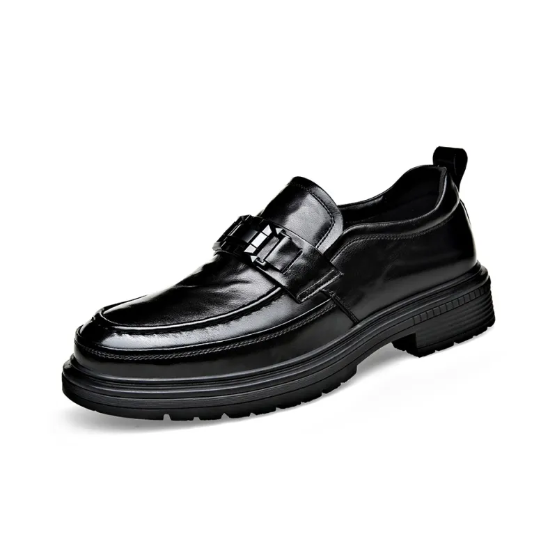 Romon Loafers Men Black Brown-18