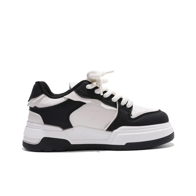 MIIOW Trend Party Series Coverage Wear Resistant Height Increasing Low Top Skateboard Shoes Women's-14
