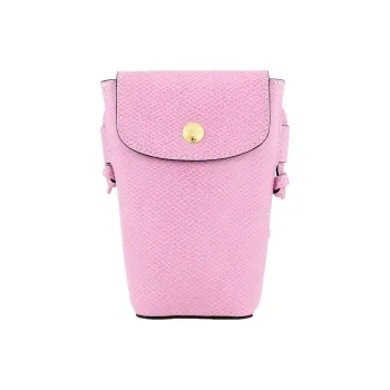 LONGCHAMP Épure Cow Leather Shoulder Bag Crossbody Bag Cell Phone Pouch Women's Pink