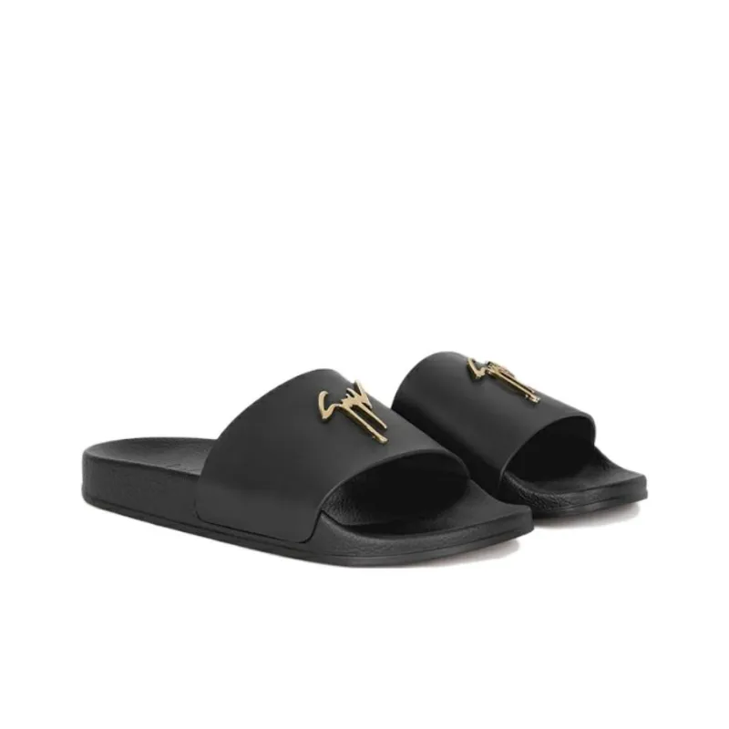 Giuseppe Zanotti Brett Logo Plaque Slides-2