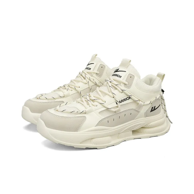 Warrior Low Top Chunky Sneakers Men's Greige-2