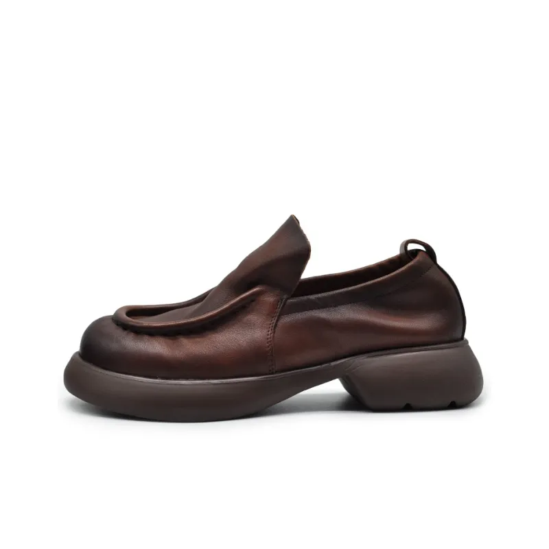 ARTMU Loafers Women's Low Top Brown/Black-0