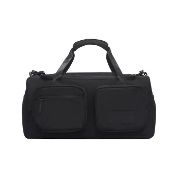 LiNing Sports Life Collection Fabric Bucket Bag, Gym Bag, Shoulder Bag, Crossbody Bag, Handbag, Travel Bag Unisex Black