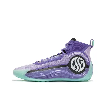 361° AG4 SOAR Guitar God Cushioning Anti Slip And Wear Resistant High Top Basketball Shoes Men's Purple Lavender