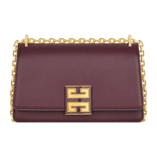 GIVENCHY Calfskin Shoulder Bag Crossbody Bag Small Size Women's Rogue Red