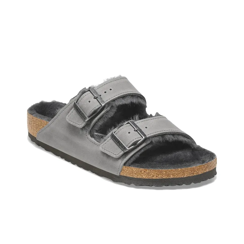 Birkenstock Arizona Shearling-trim Sandals-1