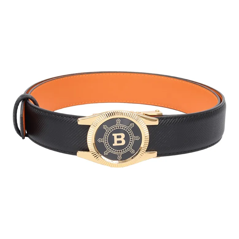 NINE NAIL Leather Belts Men-5