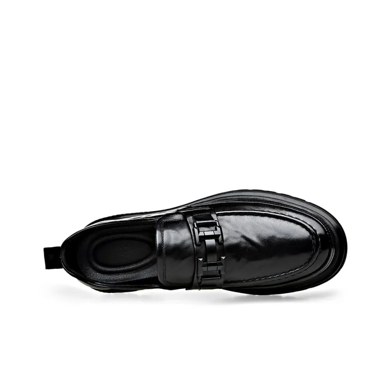 Romon Loafers Men Black Brown-22