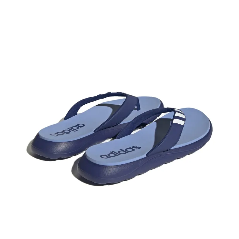 Adidas Comfort Flip Flops Victory Blue Cloud White Blue Fusion-3