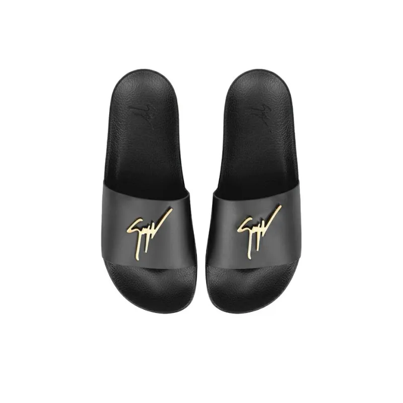 Giuseppe Zanotti Brett Logo Plaque Slides-4