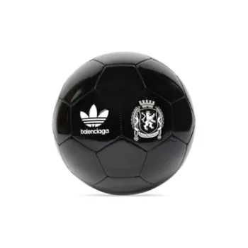 Adidas None Valencia Soccer Black Rubber Machine Stitched Soccer Ball Unisex