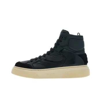 FERRAGAMO Logo debossed Hi top Sneakers