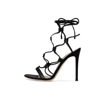 GIANVITO ROSSI Giza Strap Sandals Women's Black