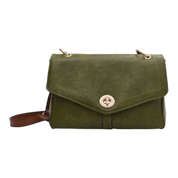 NOMK PU Small Square Bag Shoulder Bag Crossbody Bag Regular Women's Green/Black/Brown