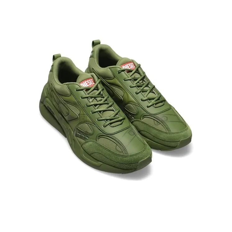 DIESEL S-Serendipity Casual Shoes Men Low-Top Green-1