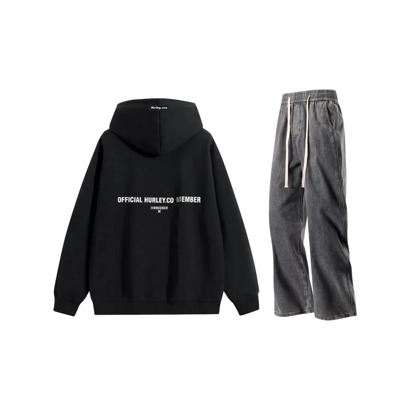 Hurley Sweatshirt Sets Unisex-1