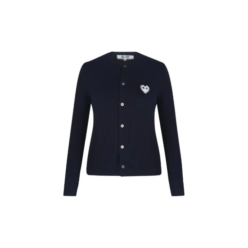 CDG Play Knitwear Women's Navy Blue-1